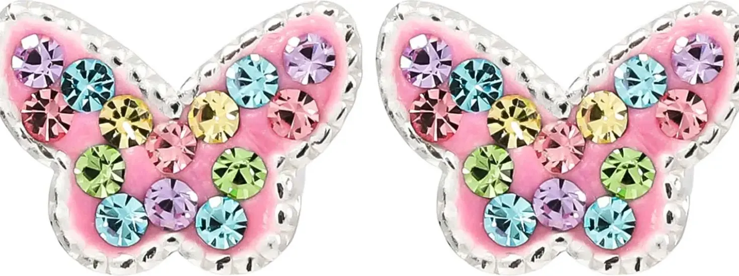 Clous d'oreilles - Pink Wing