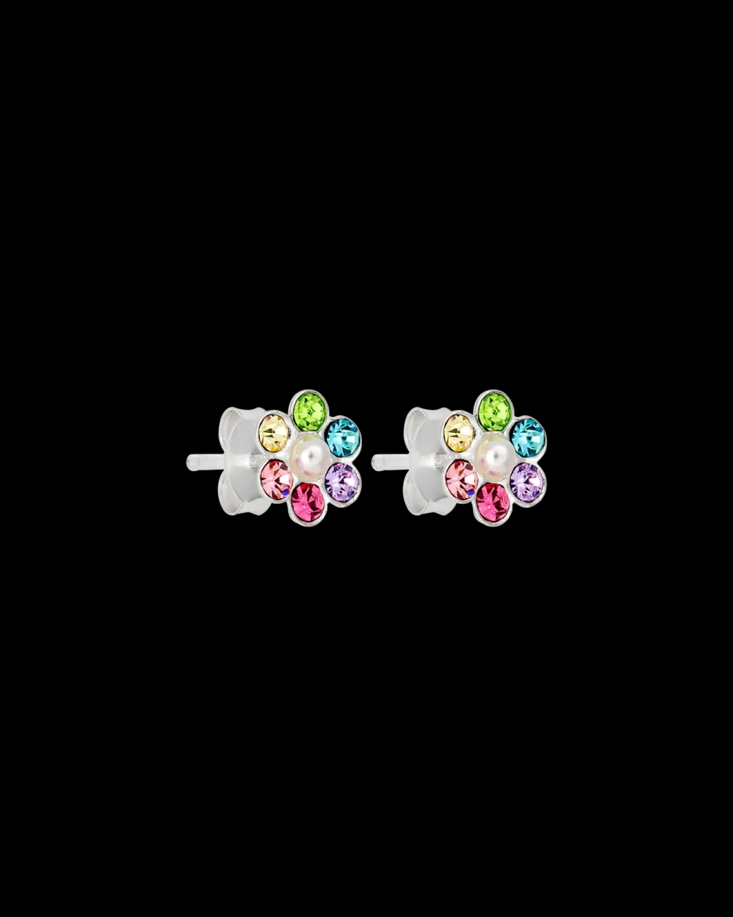 Clous d'oreilles - Rainbow Blossom
