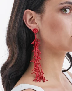 Clous d'oreilles - Red Corals