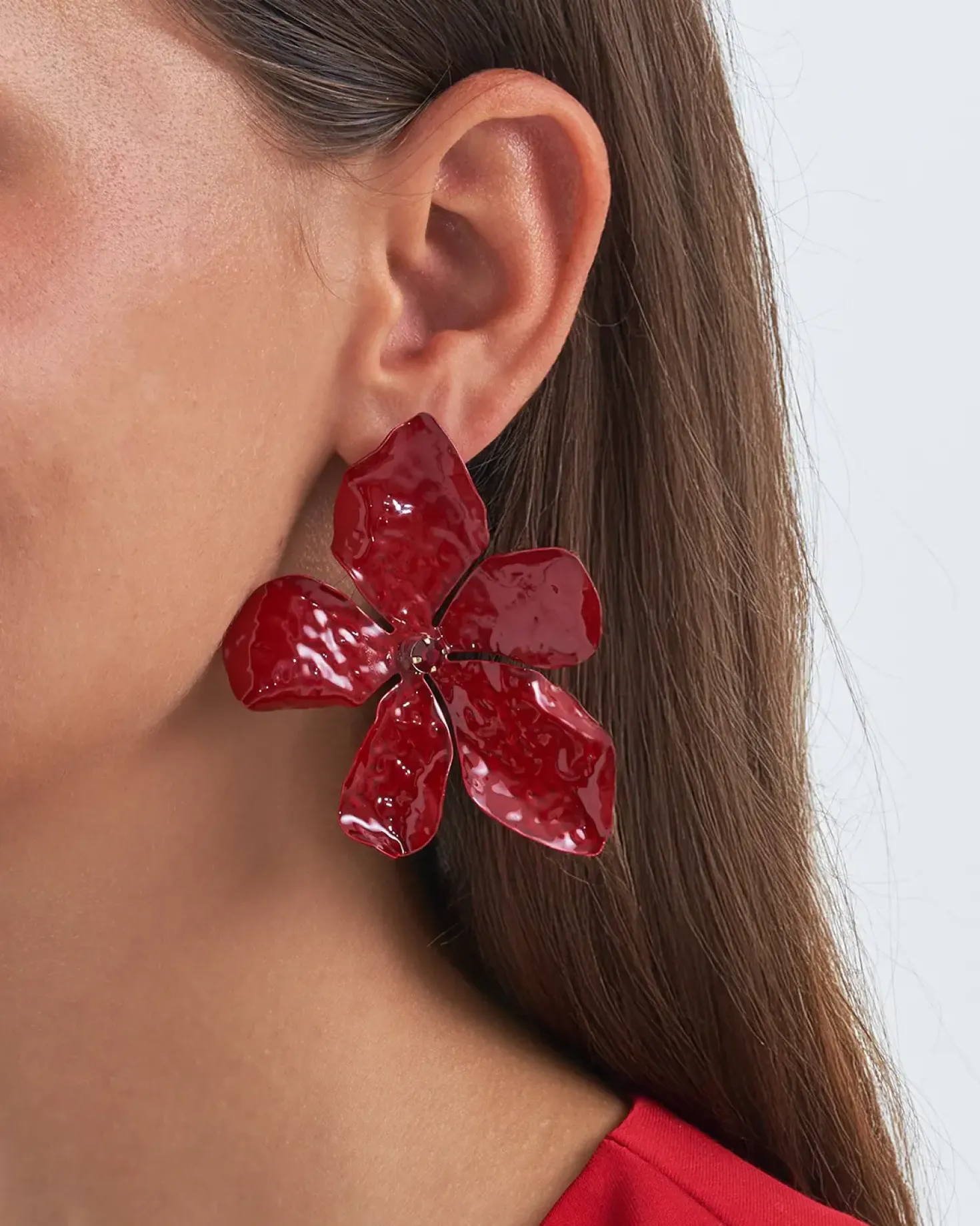 Clous d'oreilles - Red Hawaii