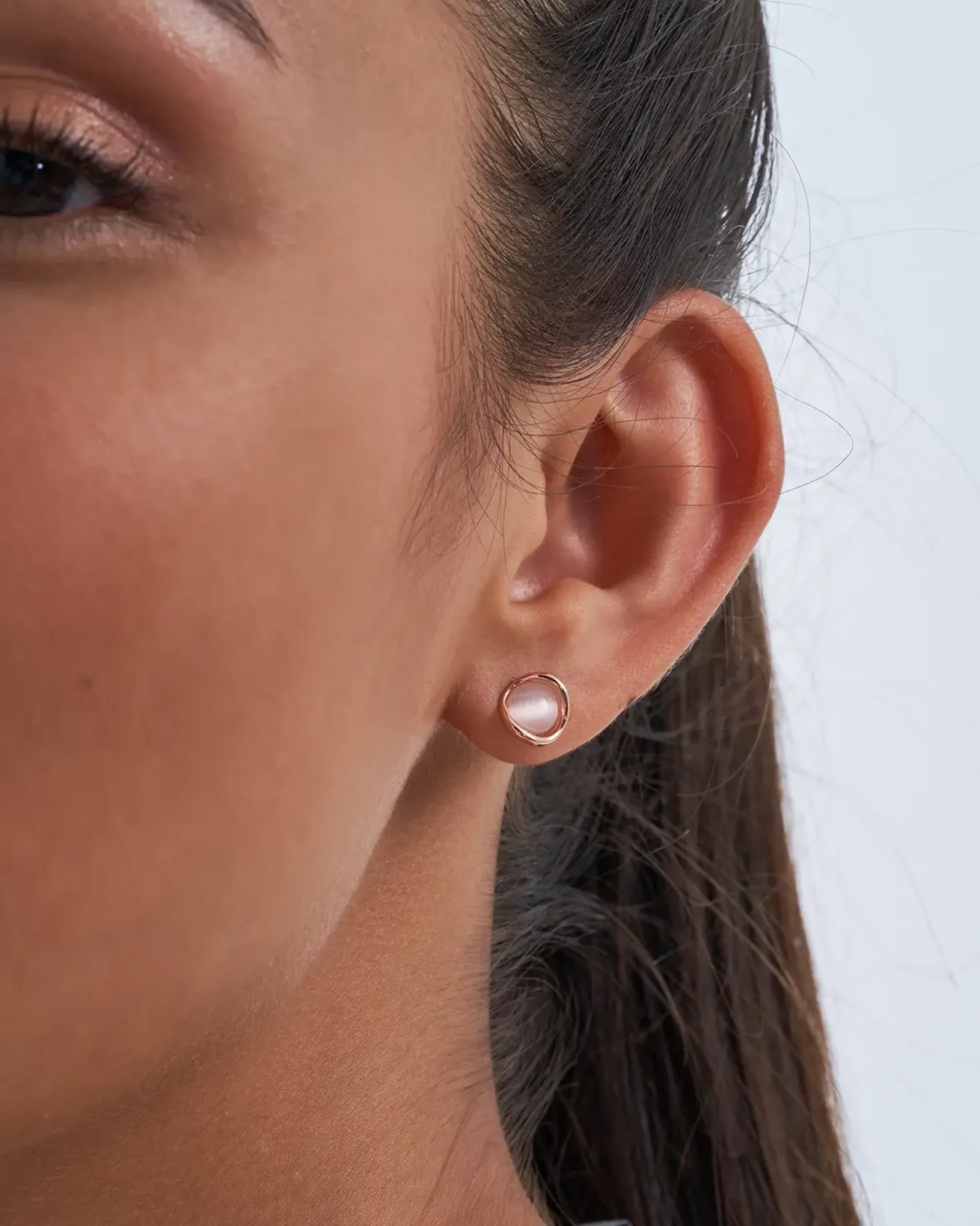 Clous d'oreilles - Rose Beauty