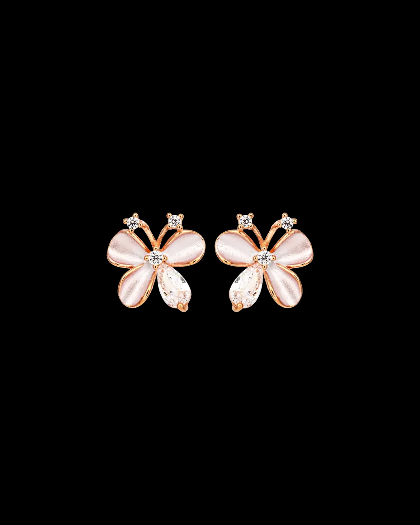 Clous d'oreilles - Rose Cutie
