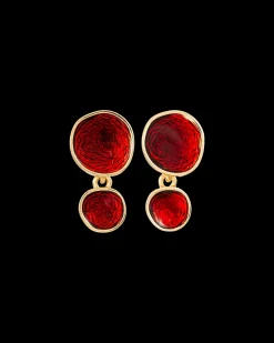 Clous d'oreilles - Ruby Glaze