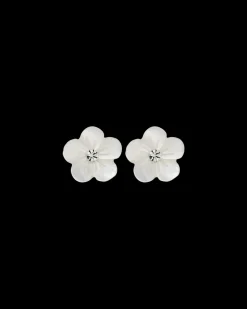 Clous d'oreilles - Shell Flower