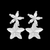 Clous d'oreilles - Silver Blossom