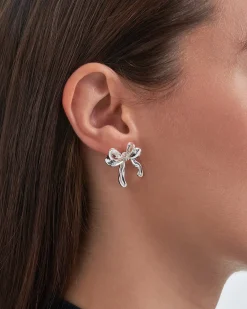 Clous d'oreilles - Silver Bows