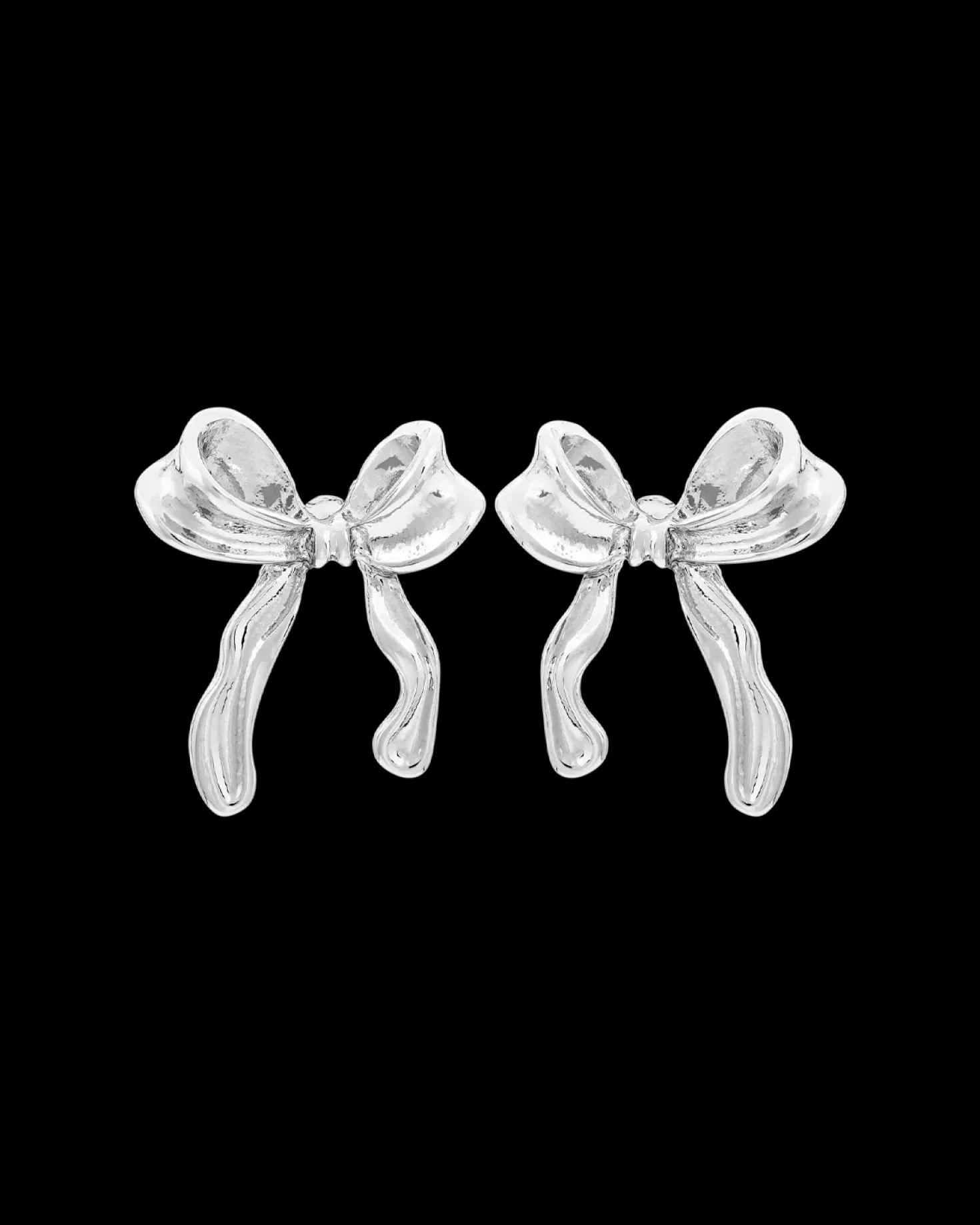 Clous d'oreilles - Silver Bows