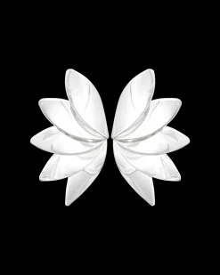 Clous d'oreilles - Silver Flowers