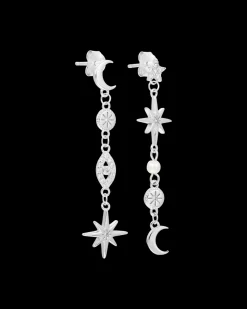 Clous d'oreilles - Silver Galaxy