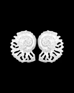 Clous d'oreilles - Silver Nautilus