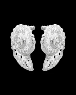 Clous d'oreilles - Silver Nautilus