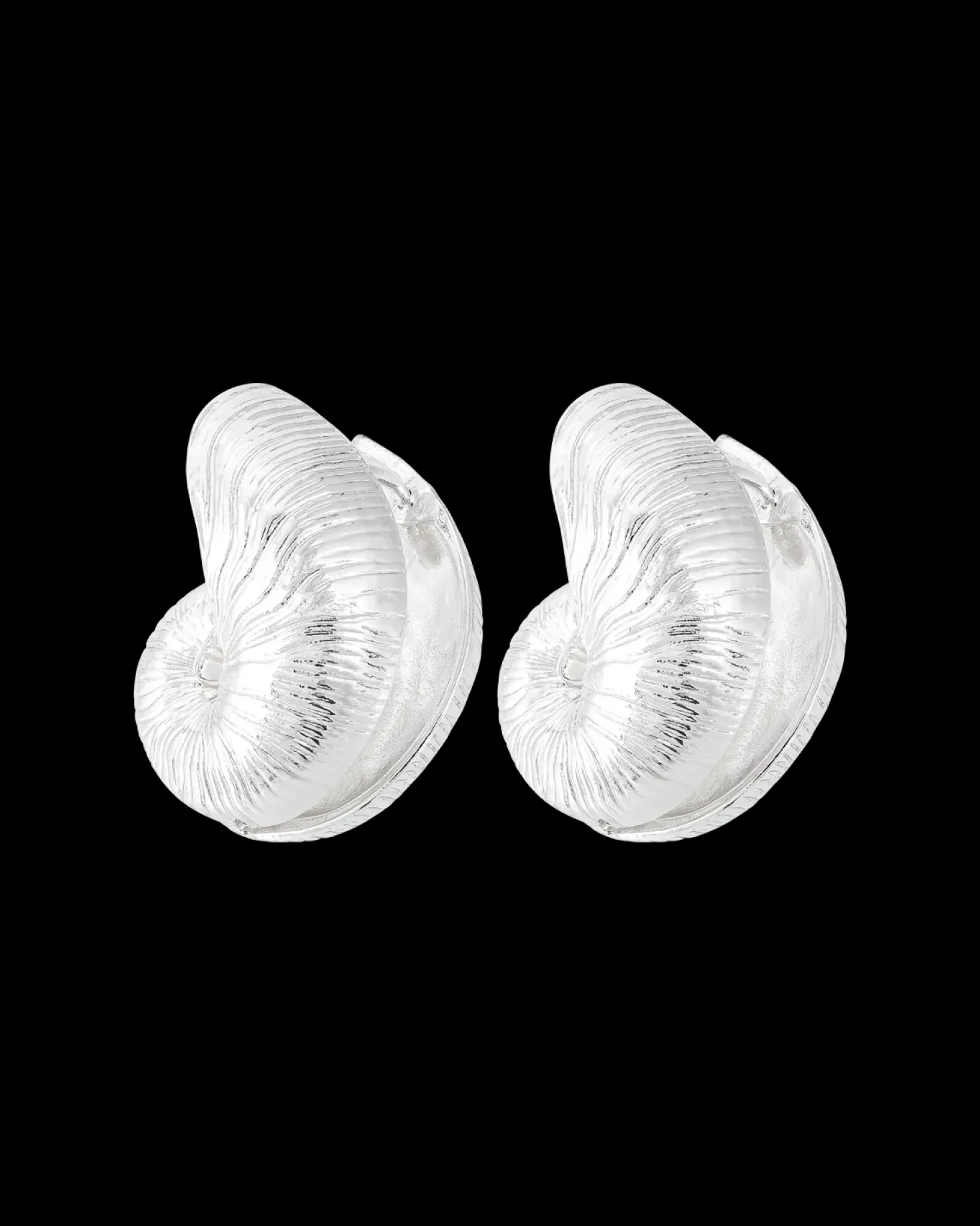 Clous d'oreilles - Silver Shells