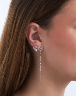 Clous d'oreilles - Silver Starburst