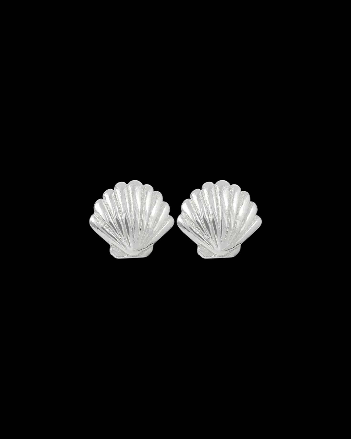 Clous d'oreilles - Silver Shell