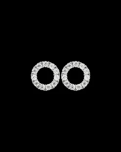 Clous d'oreilles - Silvery Circle