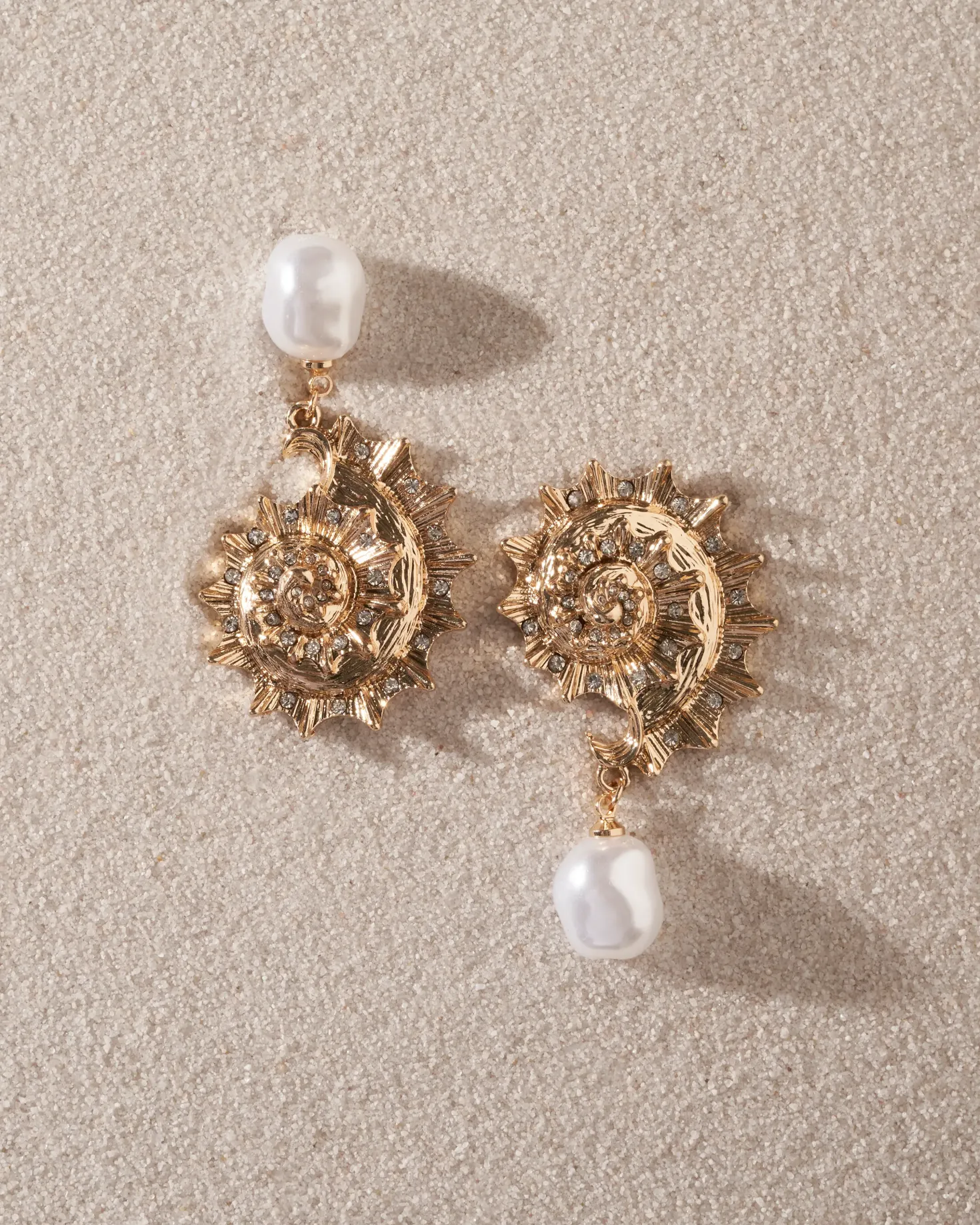 Clous d'oreilles - Sparkling Shells