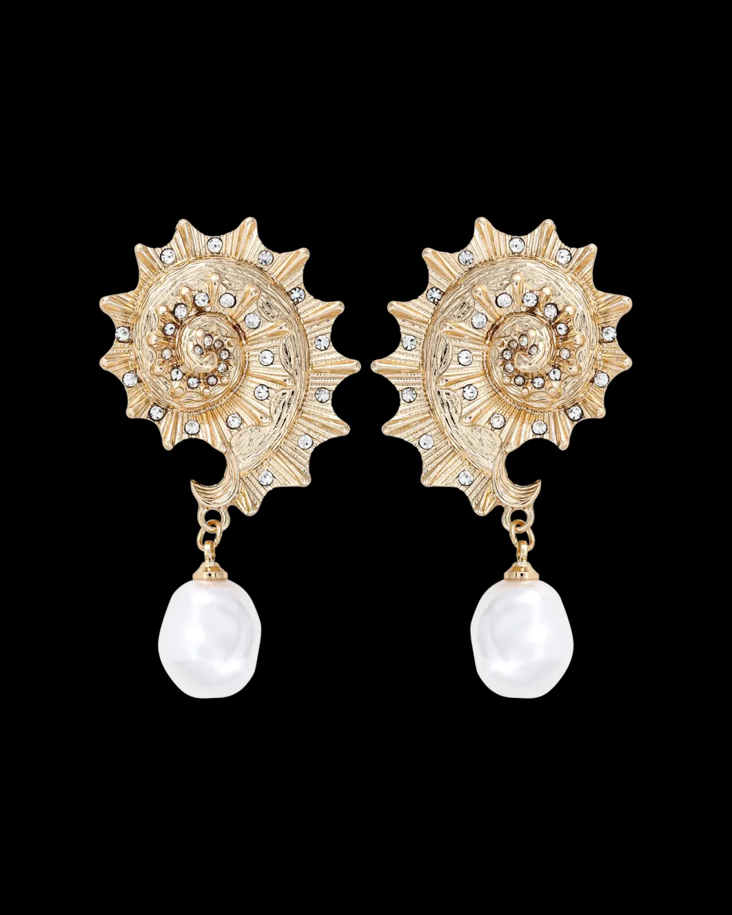 Clous d'oreilles - Sparkling Shells