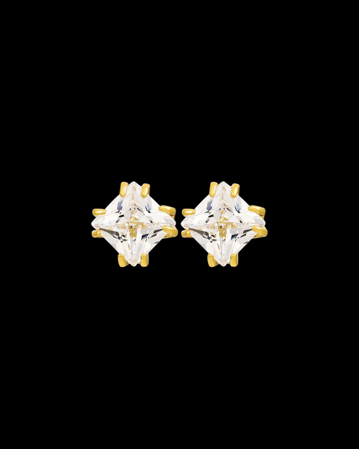 Clous d'oreilles - Square Sparkle