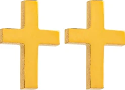 Clous d'oreilles - Steel Cross