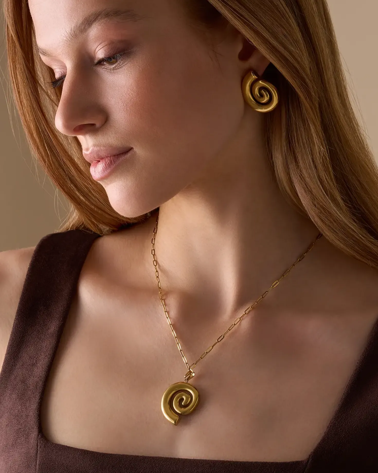 Clous d'oreilles - Steel Spiral