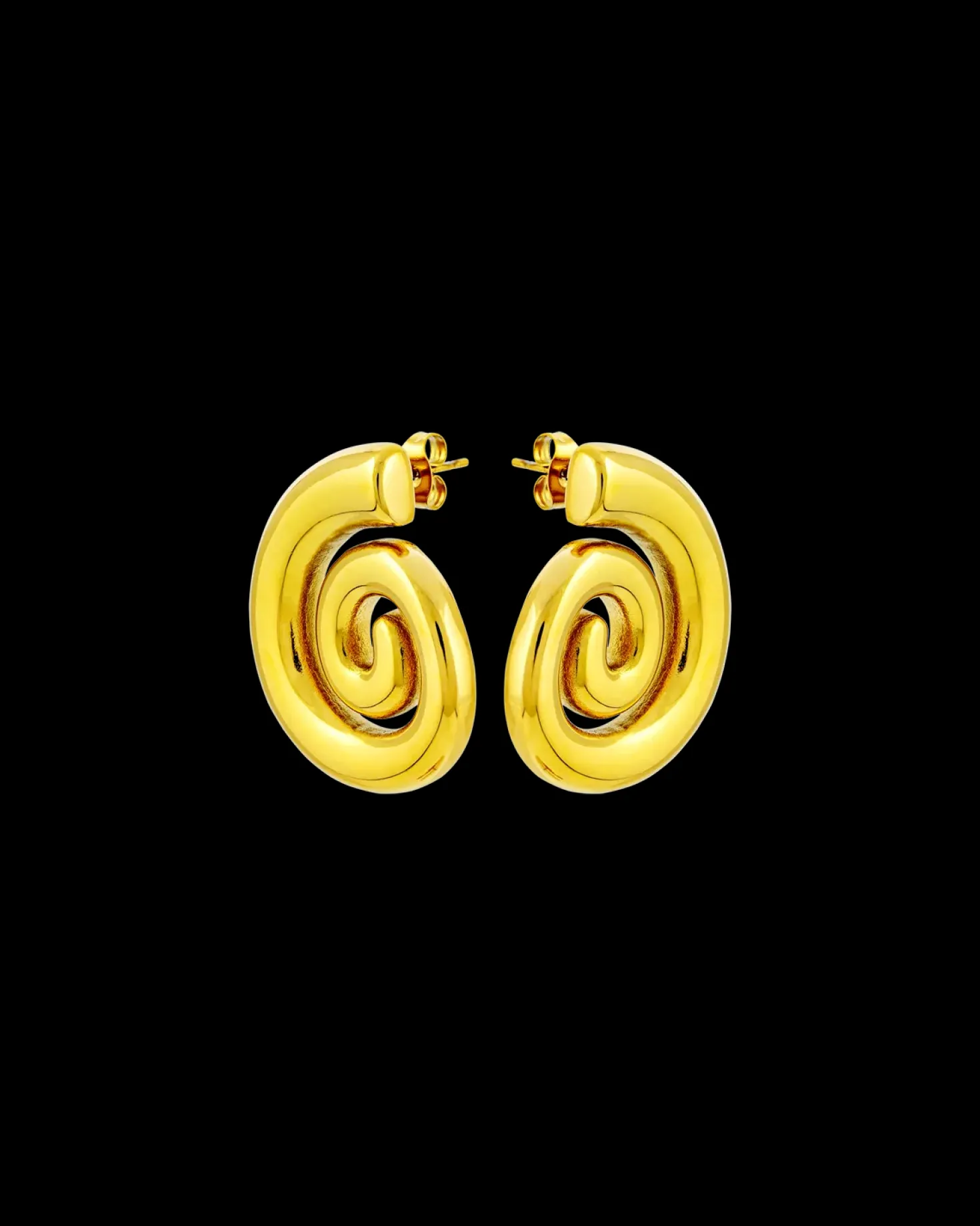 Clous d'oreilles - Steel Spiral