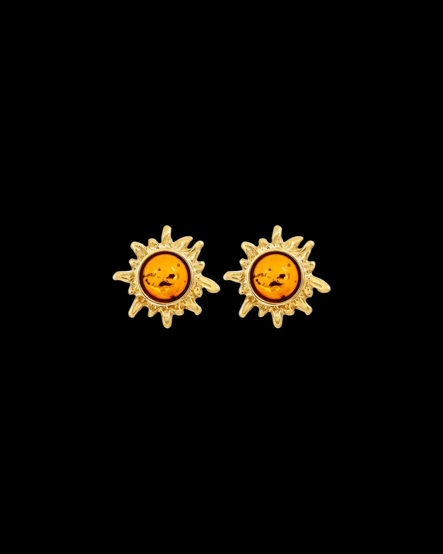 Clous d'oreilles - Sunny Amber