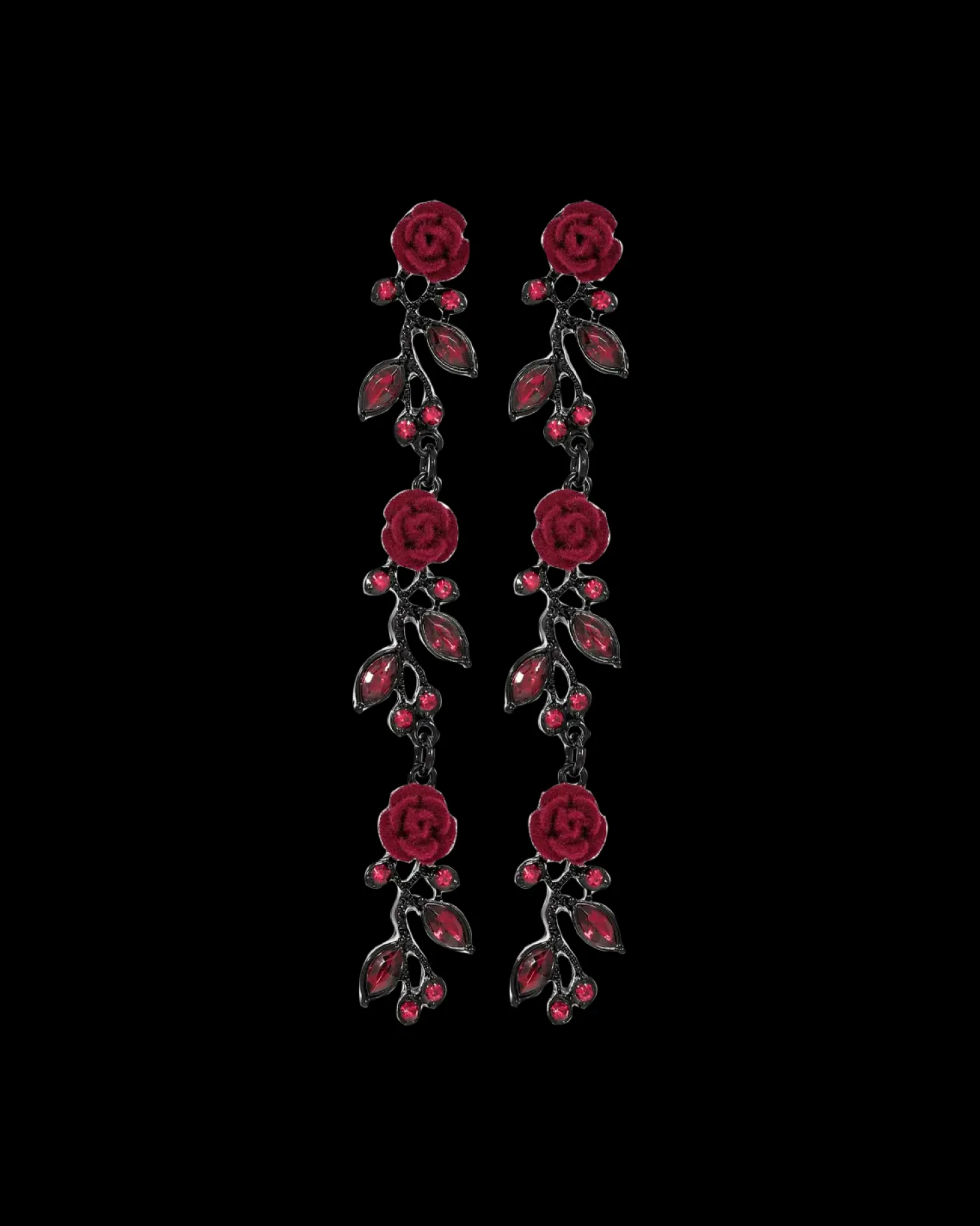 Clous d'oreilles - Velvet Roses