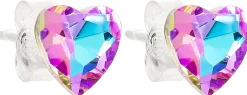 Clous d'oreilles - Violet Hearts