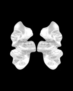 Clous d'oreilles - Waved Leaf