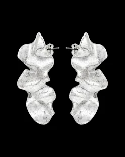 Clous d'oreilles - Waved Leaf