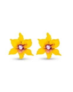 Clous d'oreilles - Yellow Daisy