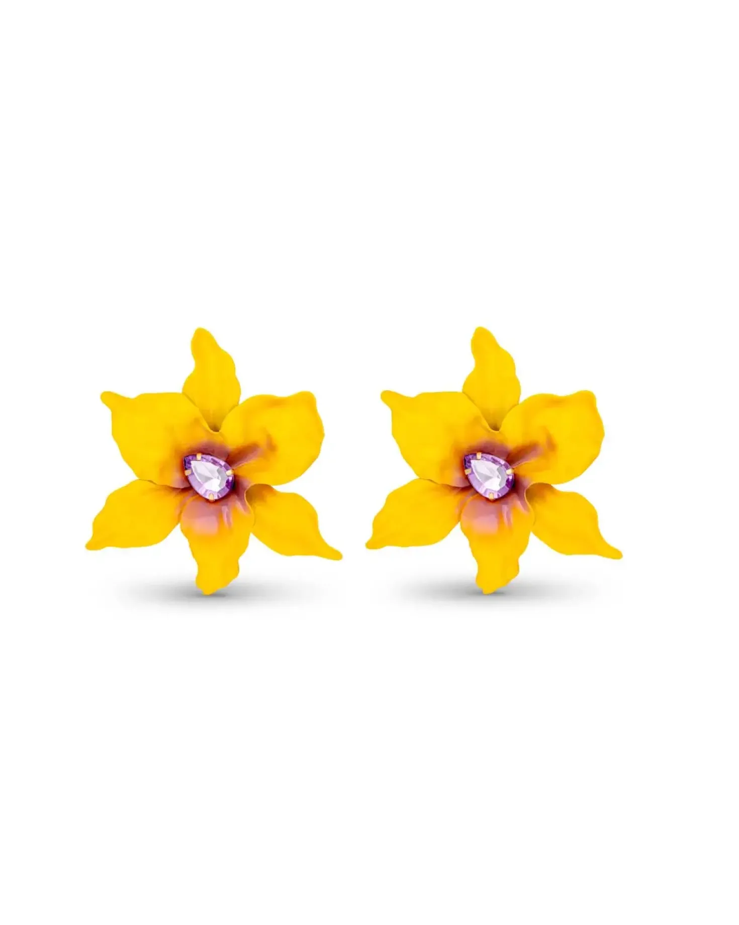 Clous d'oreilles - Yellow Daisy