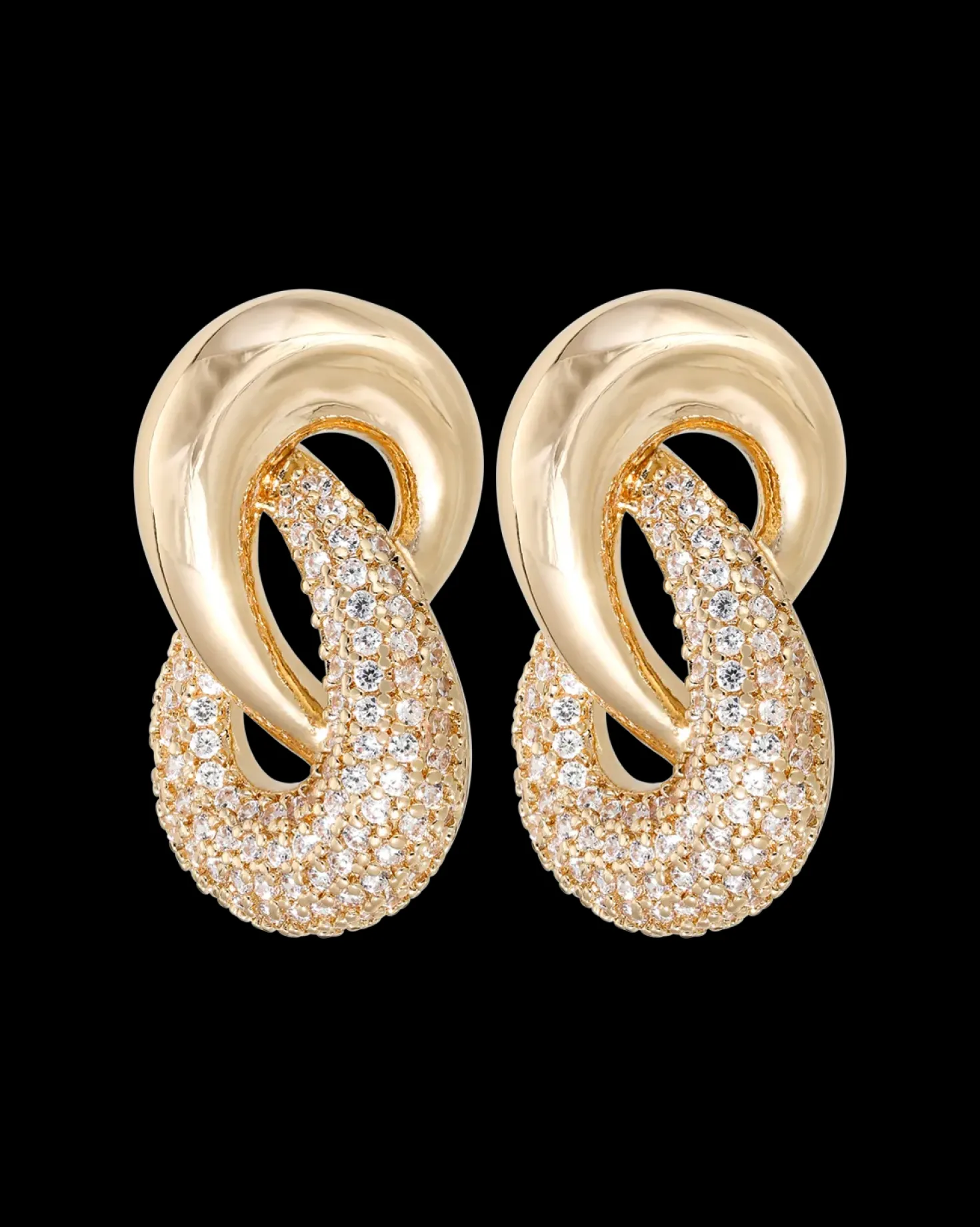 Clous d'oreilles - Zirconia Eight