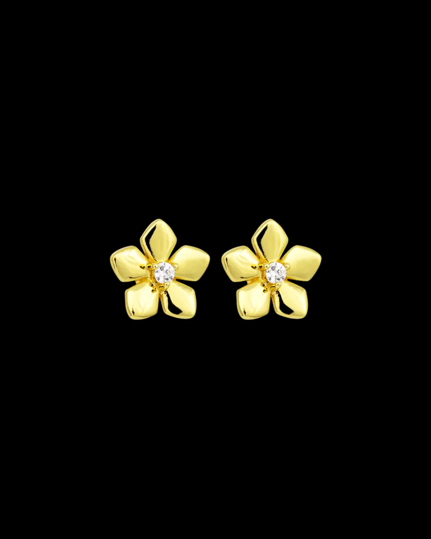 Clous d'oreilles - Zirconia Blossom