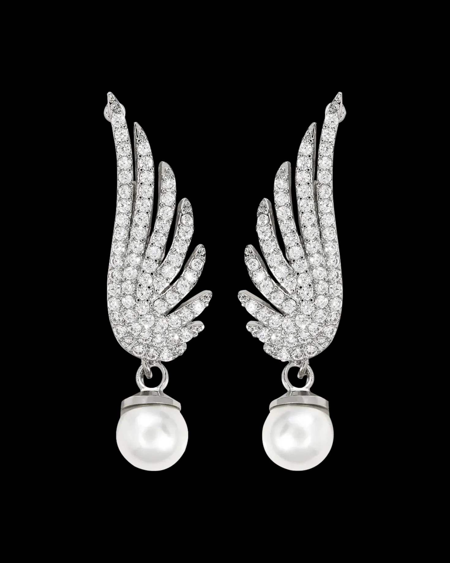 Clous d'oreilles - Zirconia Wings