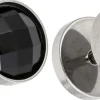 Clous d'oreilles pour homme - Black Sparkle