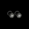 Clous d'oreilles pour homme - Black Star