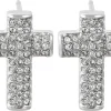 Clous d'oreilles pour homme - Sparkling Cross