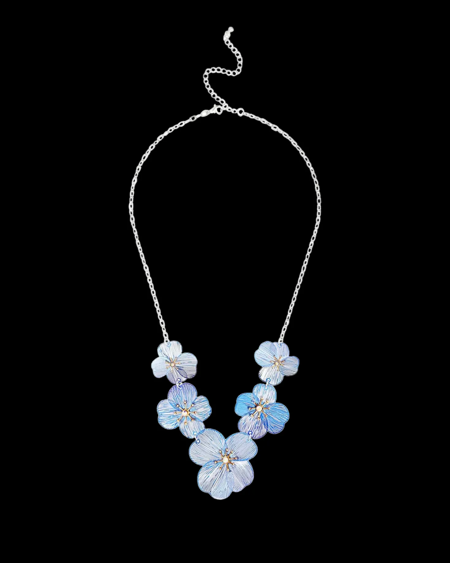 Collier - Blue Blossoms