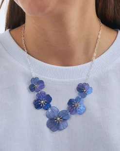 Collier - Blue Blossoms
