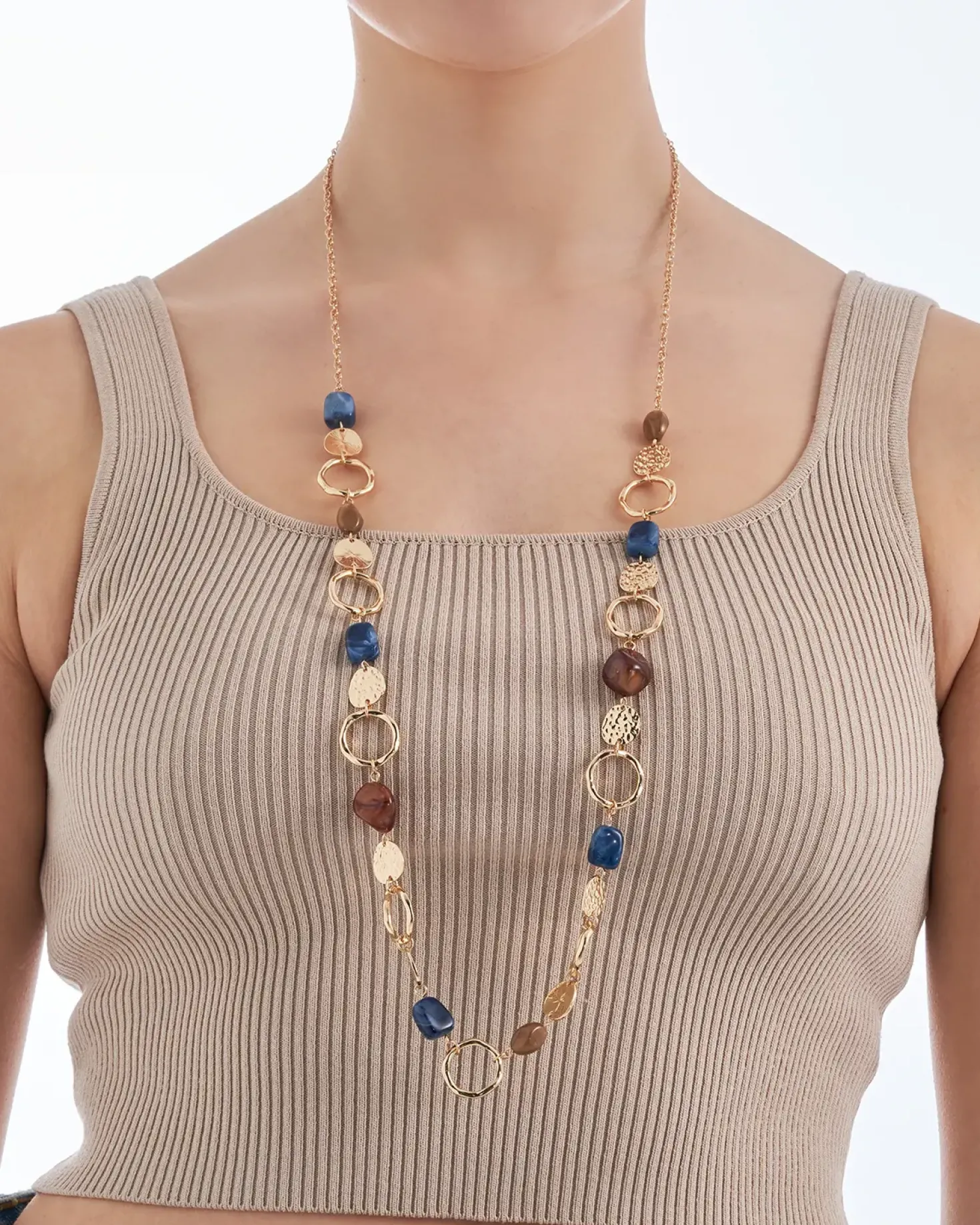 Collier - Blue Brown