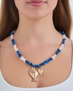 Collier - Blue Shells