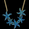 Collier - Blue Stars