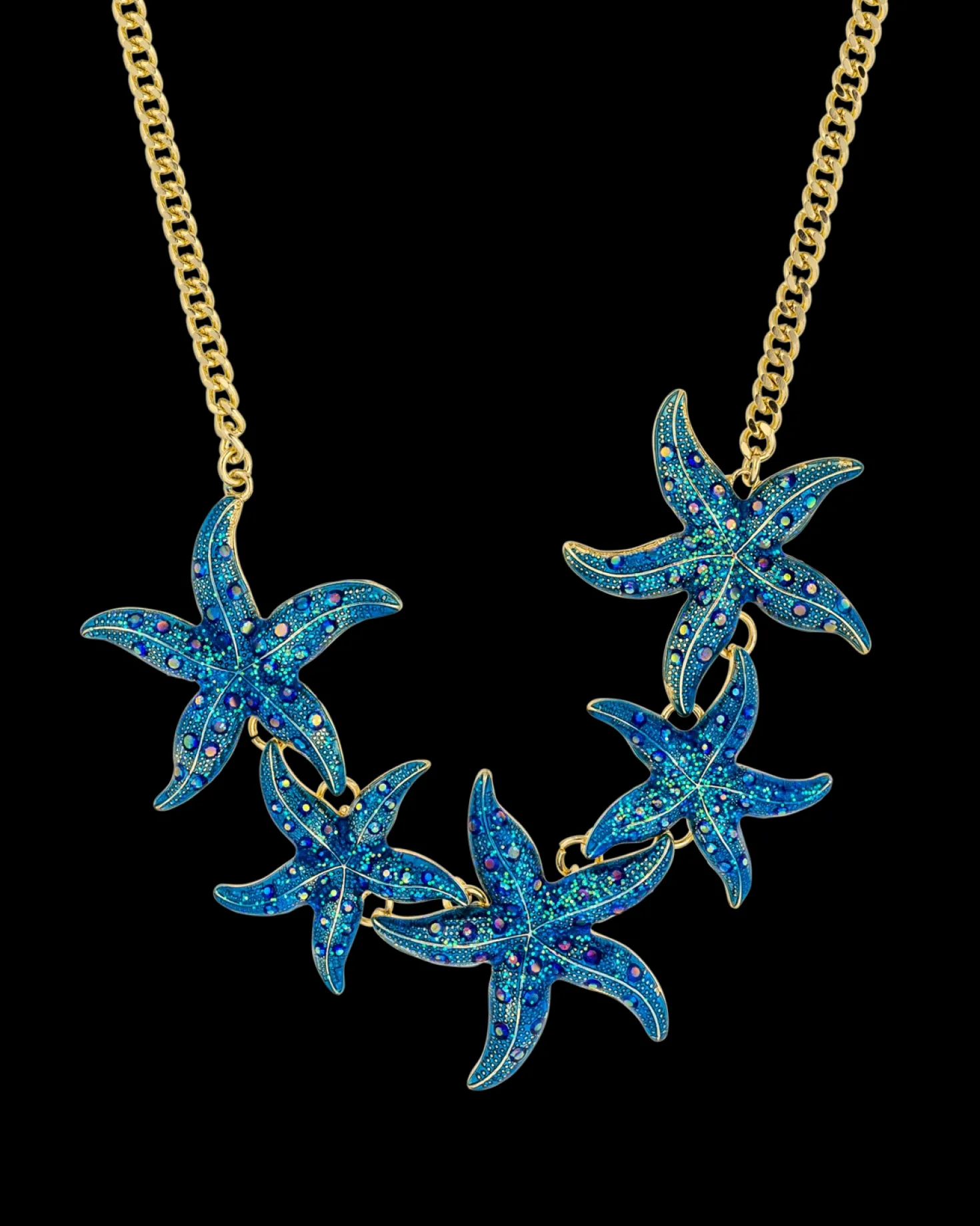 Collier - Blue Stars