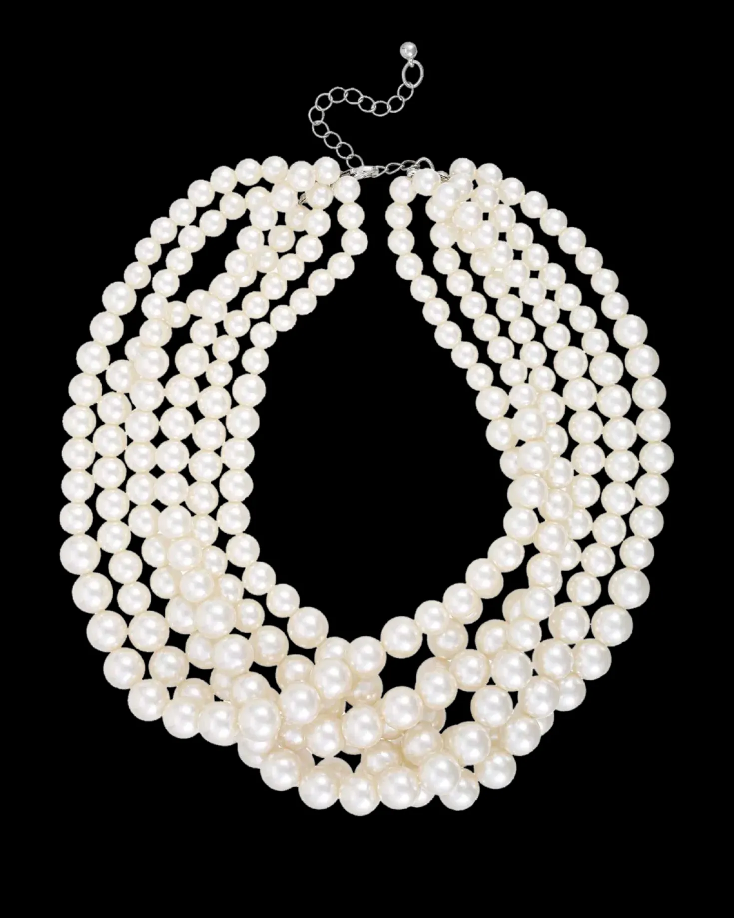 Collier - Braided Pearls