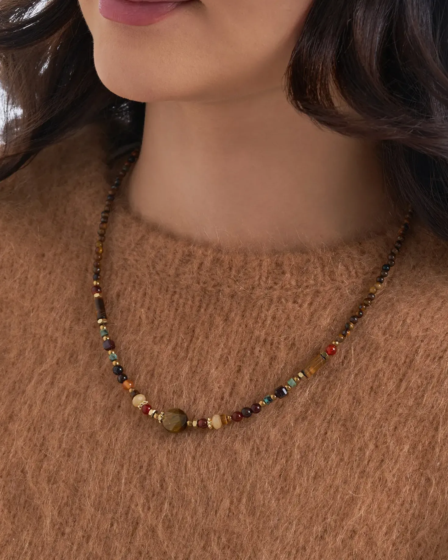 Collier - Brown Agate