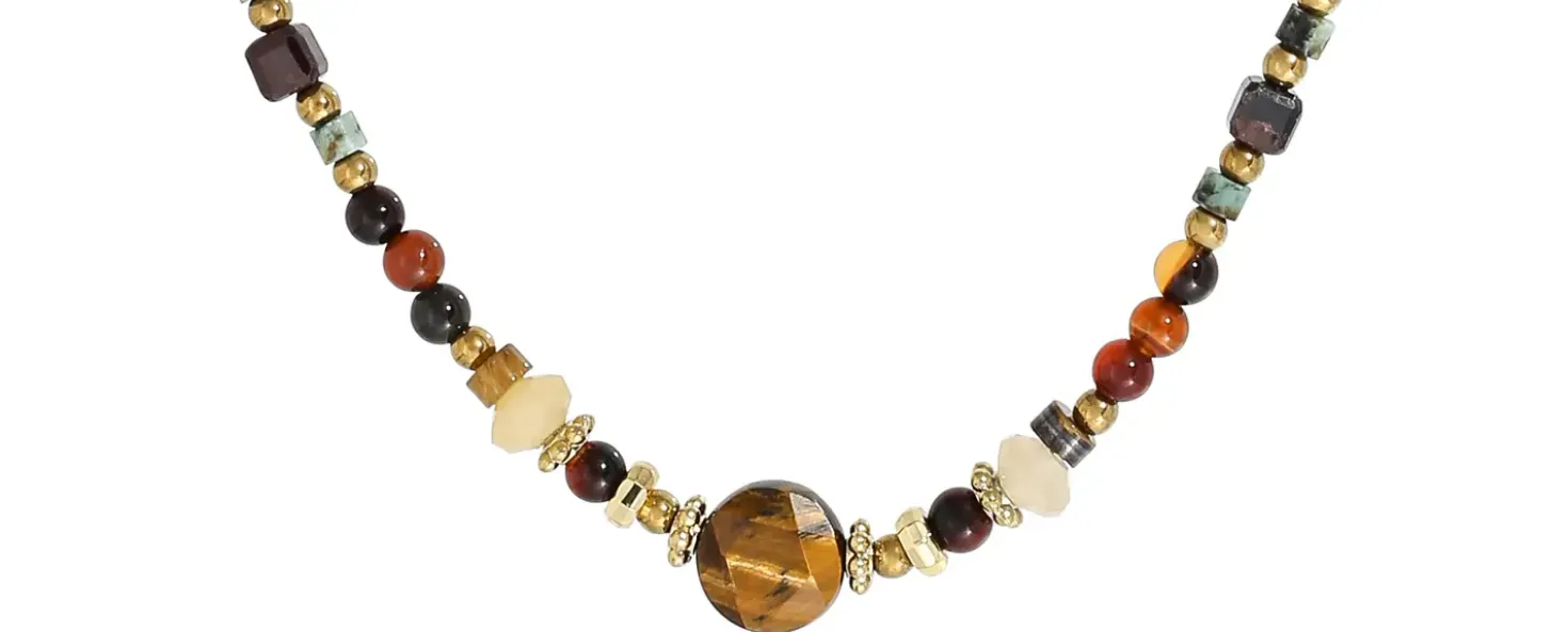 Collier - Brown Agate