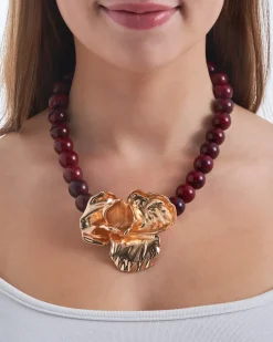 Collier - Burgundy Vintage