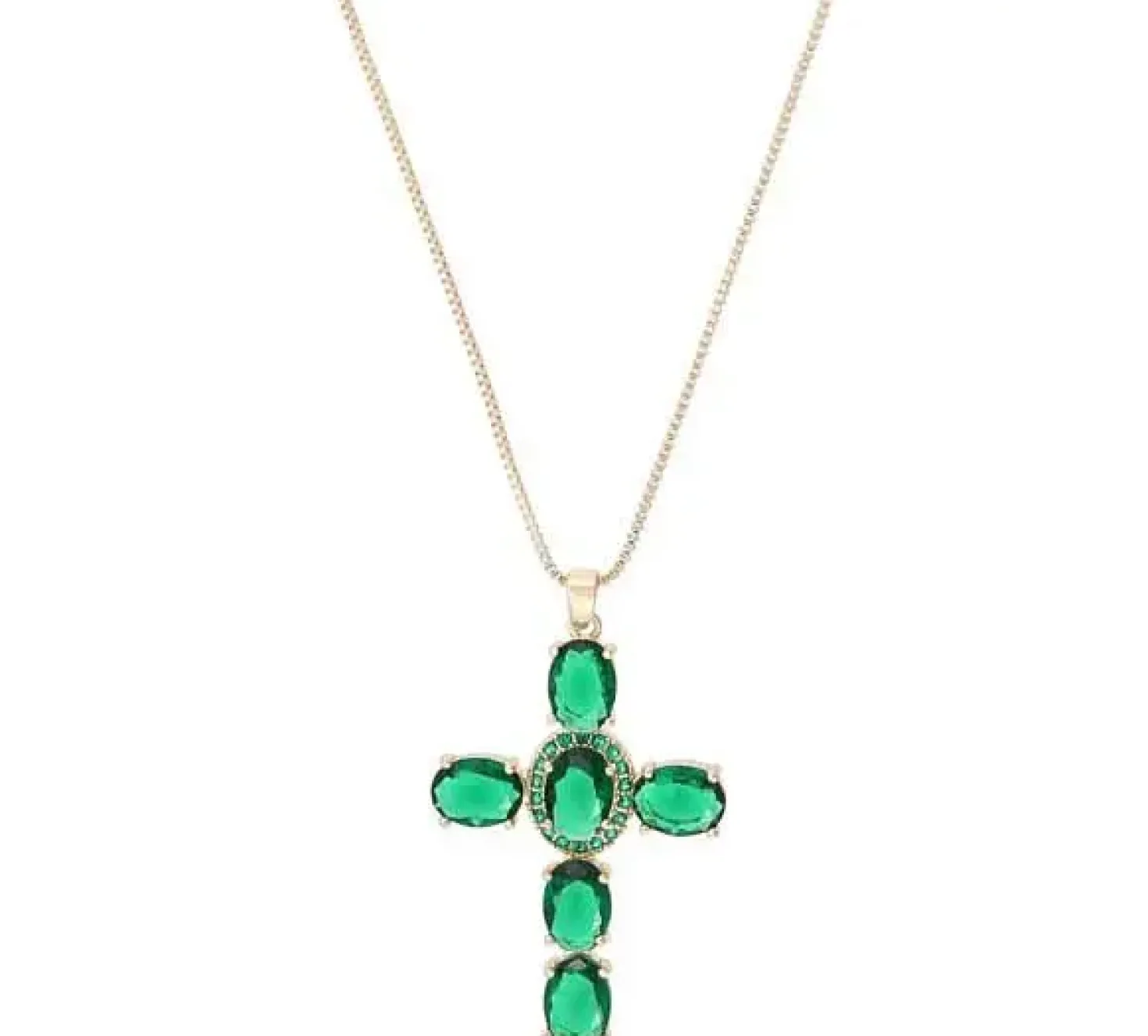 Collier - Emerald Cross