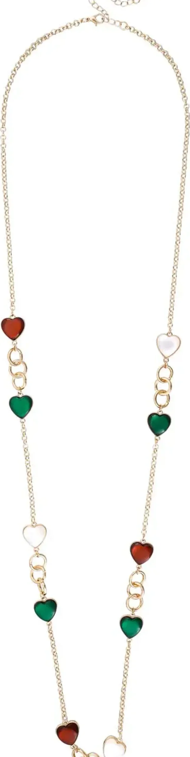 Collier - Emerald Hearts